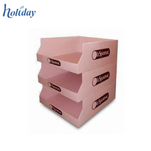 3 Tiers Cardboard Counter Display Box,Template Cardboard Counter Top Display Boxes